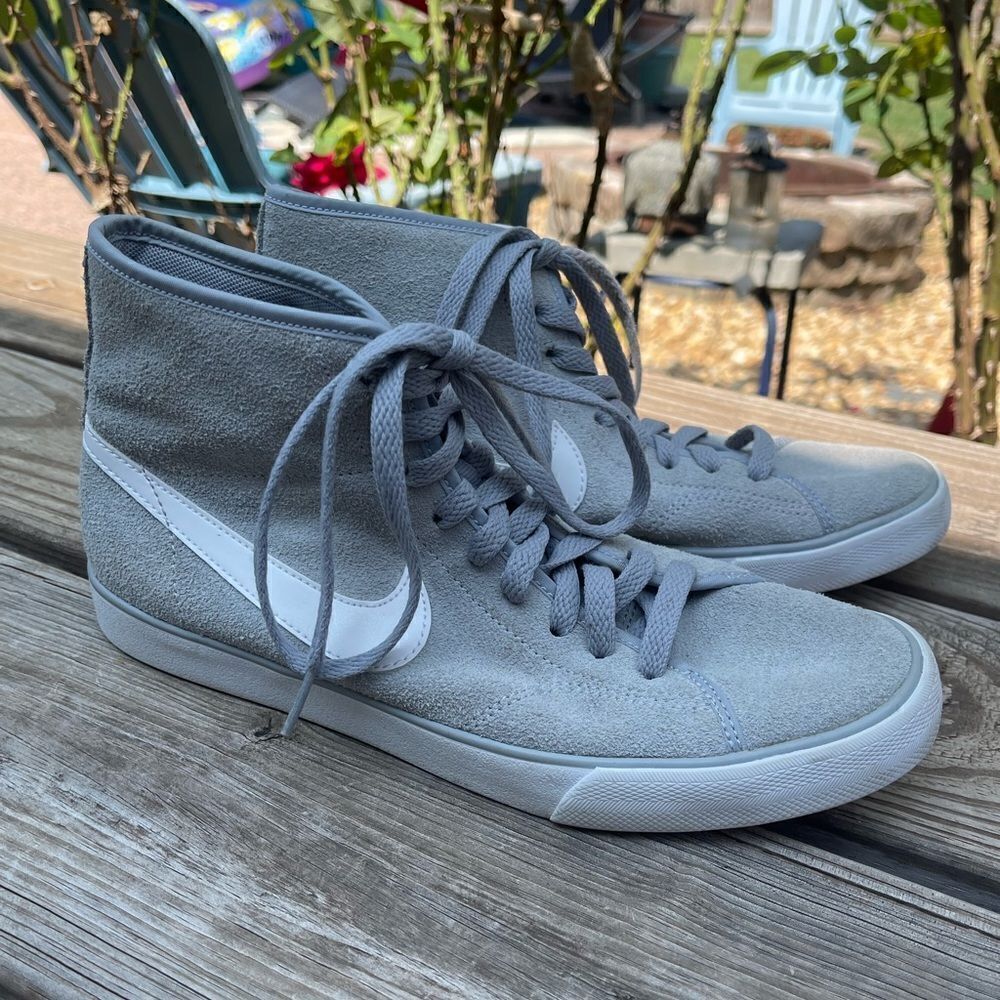 Nike suede hi tops